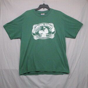 Lebanon Kansas Graphic Print T-Shirt Green Men Size | L
